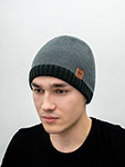 Шапка PIPOLAKI арт. 5876 MESA (темно-серый)